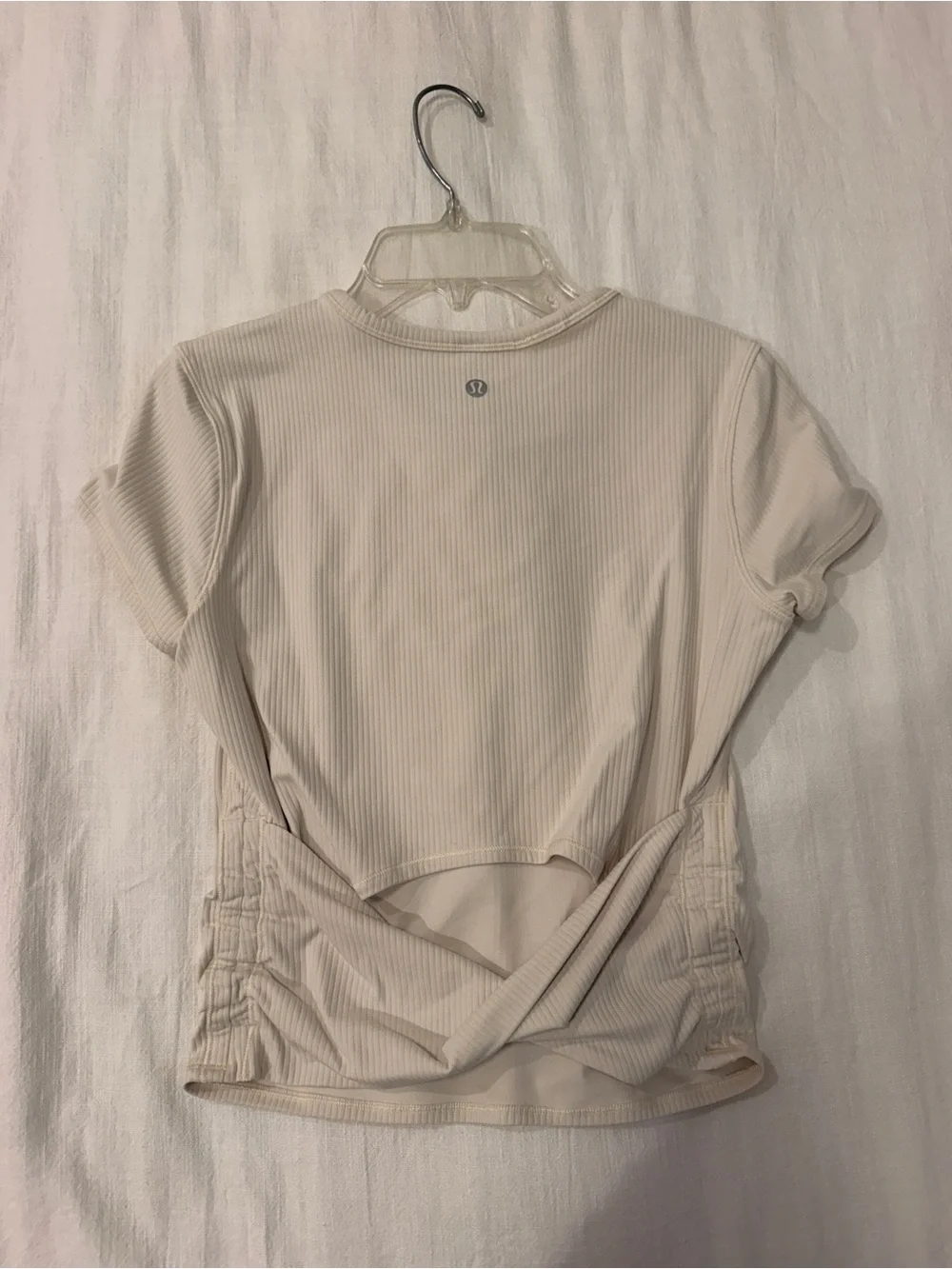 lululemon athletica Ribbed Short Sleeve Tee - Cream